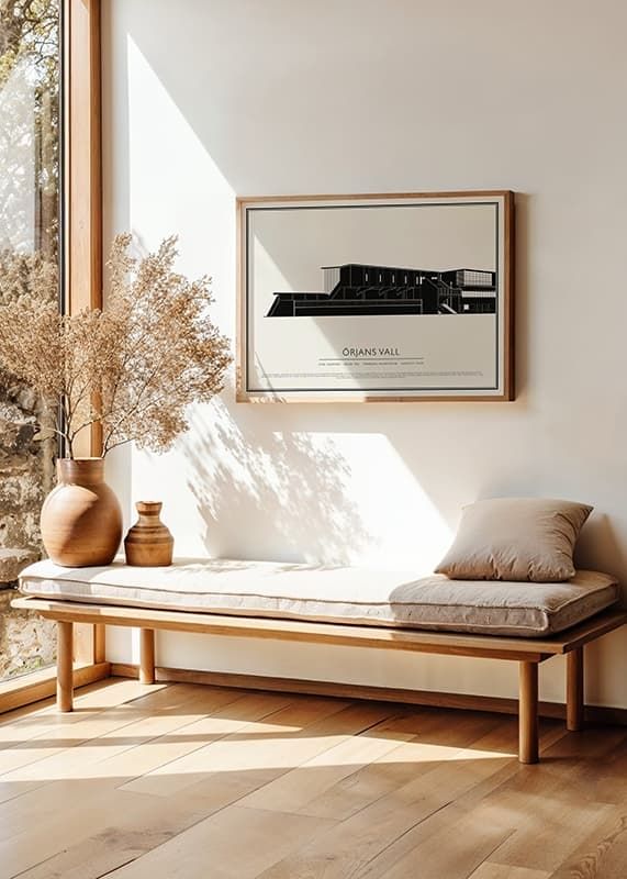 Poster Örjans Vall Vintage Skiss 02 SE crossfade