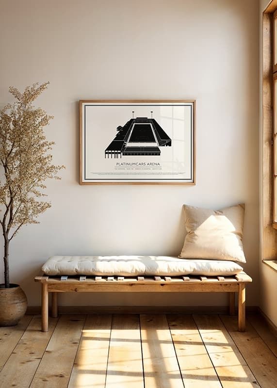 Poster Platinumcars Arena Vintage Skiss 02 SE crossfade