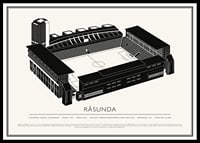 Råsunda Vintage Skiss poster-0