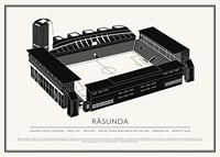 Råsunda Vintage Skiss poster-1