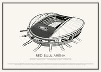 Red Bull Arena Vintage Skizze  Poster-1