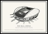 Plagát Red Bull Arena Vintage Sketch-0