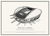 Plagát Red Bull Arena Vintage Sketch-1