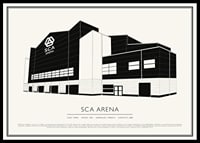 SCA Arena Vintage Skiss poster-0