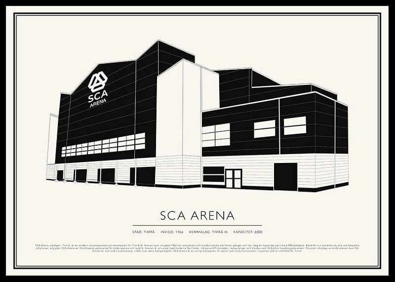 SCA Arena Vintage Skiss poster-12