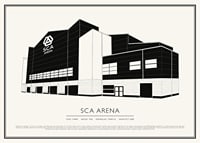 SCA Arena Vintage Skiss poster-1