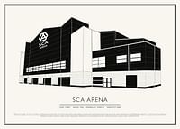 SCA Arena Vintage Skiss poster-1