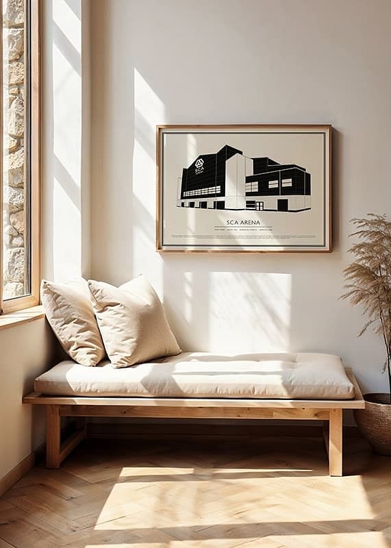 SCA Arena Vintage Skiss poster-12