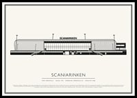 Scaniarinken Vintage Skiss poster-0