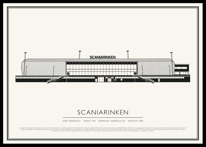 Scaniarinken Vintage Skiss poster-12