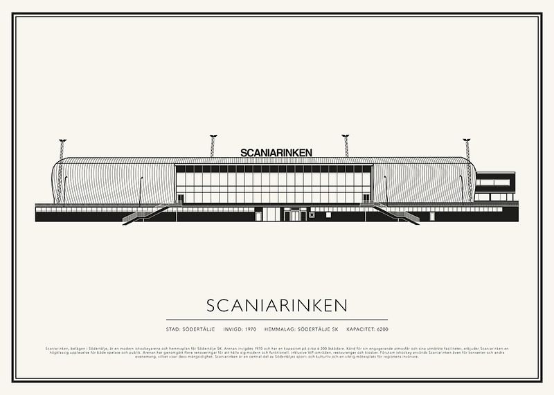 Scaniarinken Vintage Skiss poster-12