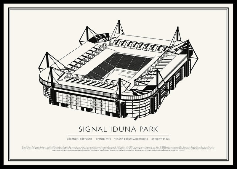 Vintage plagát Signal Iduna Park-12