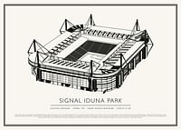 Poster de epocă Signal Iduna Park-1
