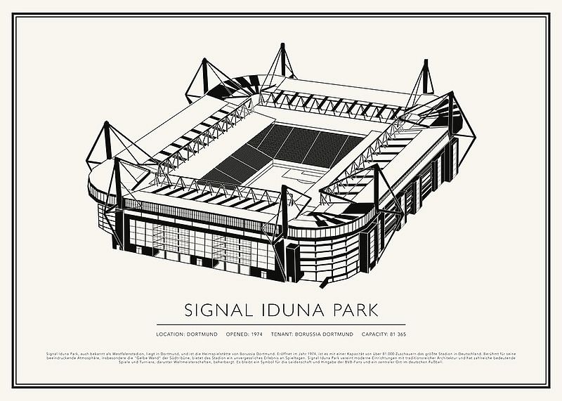 Poster de epocă Signal Iduna Park-12