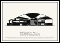 Smidjegrav Arena Vintage Skiss poster-0