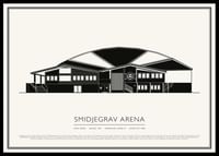 Smidjegrav Arena Vintage Skiss poster-0