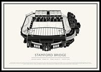 Stamford Bridge Vintage Sketch-plakat-0