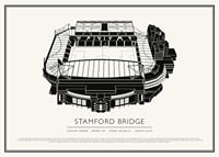 Stamford Bridge Vintage Sketch-plakat-1