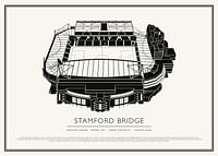 Stamford Bridge Vintage Sketch poster-1