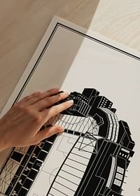 Stamford Bridge Vintage Sketch poster-3