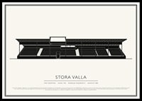 Stora Valla Vintage Skiss poster-0