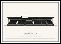 Stora Valla Vintage Skiss poster-0