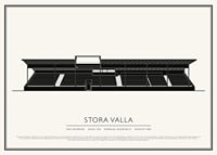 Stora Valla Vintage Skiss poster-1