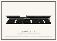 Stora Valla Vintage Skiss poster-1
