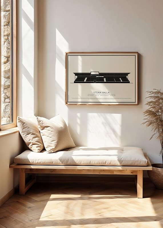 Stora Valla Vintage Skiss poster-12