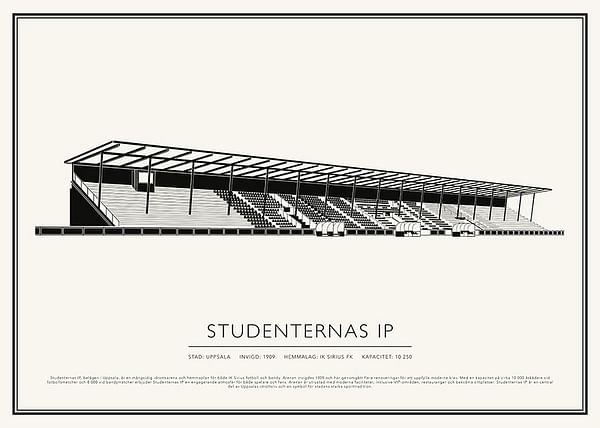 Poster Studenternas IP Vintage Skiss 02 SE