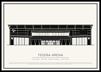 Tegera Arena Vintage Skiss poster-0