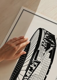 Tottenham Hotspur Stadion Vintage schets poster-3