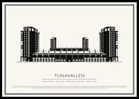 Tunavallen Vintage Skiss poster-0