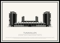Tunavallen Vintage Skiss poster-0