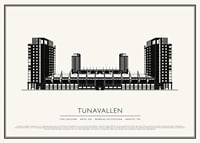Tunavallen Vintage Skiss poster-1