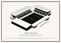 Poster Turf Moor Vintage Sketch-1