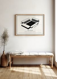 Poster Turf Moor Vintage Sketch-2