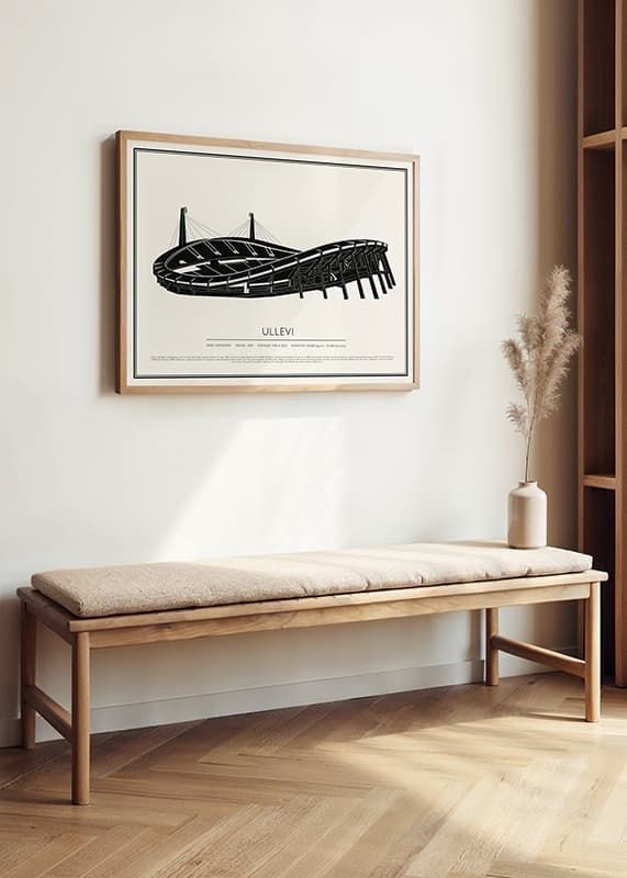 Ullevi Vintage Skiss poster-12