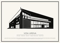 Vida Arena Vintage Skiss poster-1