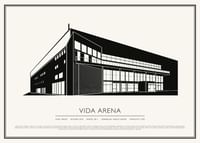 Vida Arena Vintage Skiss poster-1