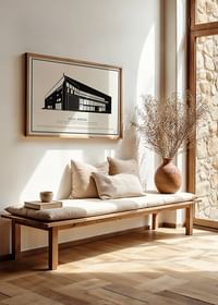 Vida Arena Vintage Skiss poster-2