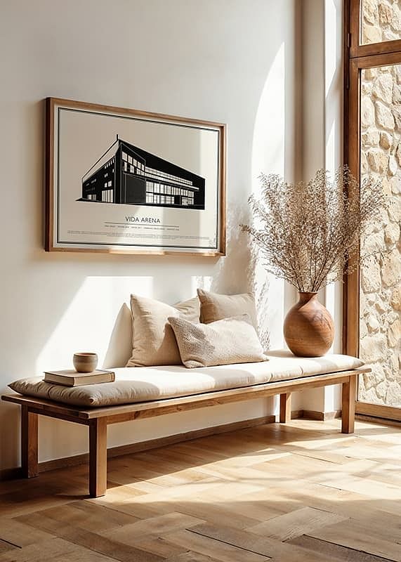 Vida Arena Vintage Skiss poster-12