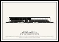 Vikingavallen Vintage Skiss poster-0