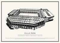 Villa Park Vintage Skiss affisch-1