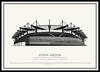 Visma Arena Vintage Skiss poster-0
