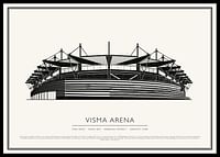 Visma Arena Vintage Skiss poster-0