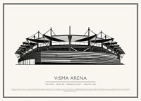 Visma Arena Vintage Skiss poster-1
