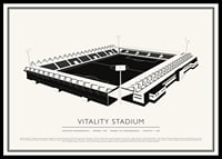 Vitality Stadium Vintage Skizzenplakat-0