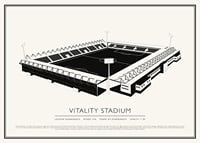 Vitality Stadium Vintage Skizzenplakat-1