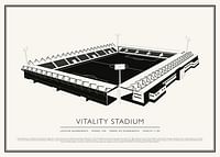 Poster Vitality Stadium Vintage Sketch-1